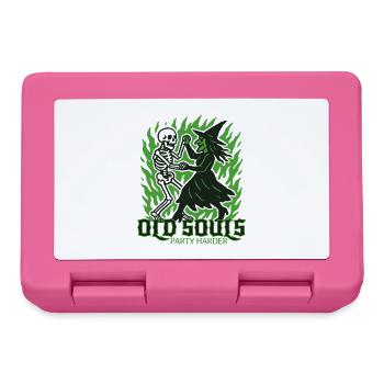 Funny witch motif for Halloween - Lunchbox - pink - Front