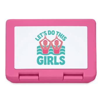 Synchronschwimmen Kunstschwimmen Wassersport - Brotdose - Pink - Vorne
