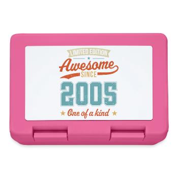 Génial depuis 2005 - Boîte à goûter - rose - Devant