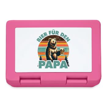 Father-to-be BEER FOR DAD Funny - Lunchbox - pink - Front
