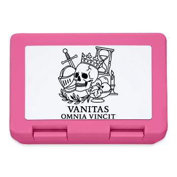 Memento Mori Vanitas Omni Vincit - Boîte à goûter - rose - Devant
