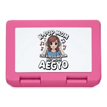 K-Pop Mom Funny Korea Music Aegyo - Lunchbox - pink - Front
