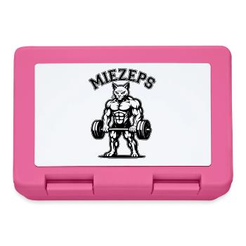 Kitty - Sore Muscles - Cat - Saying - Lunchbox - pink - Front