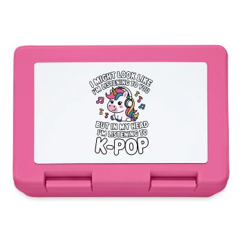 K-Pop Funny Korea Music Anime - Lunchbox - pink - Front