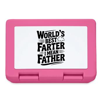 Der beste Farker der Welt, ich meine Vater - Brotdose - Pink - Vorne