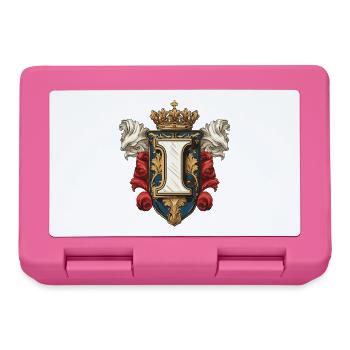 I Buchstabe Name Krone - Brotdose - Pink - Vorne