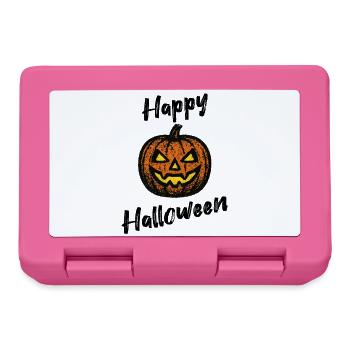 Grunge Pumpkin – Chemise Happy Halloween - Boîte à goûter - rose - Devant