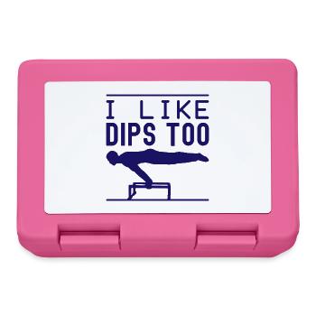 Fanatiques de fitness J’aime aussi les trempettes Gymnastique suédoise Gym - Boîte à goûter - rose - Devant