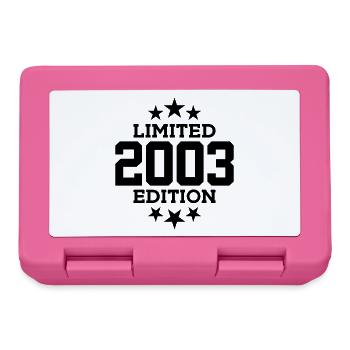 LIMITED EDITION 2003 23RD BIRTHDAY - Lunchbox - pink - Front
