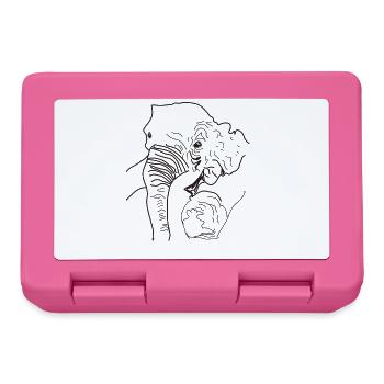 Elephant found Thailand - Lunchbox - pink - Front