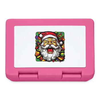 Père Noël Noël coloré Père Noël - Boîte à goûter - rose - Devant