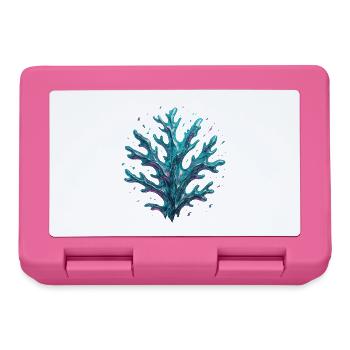 Abstract Coral - Lunchbox - pink - Front