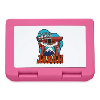 I'm Tired of Waking Up and Not Being in Japan - Lunchbox - pink - Front