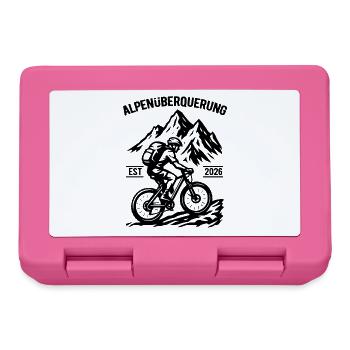 Crossing the Alps EST 2026 - Bicycle - Lunchbox - pink - Front