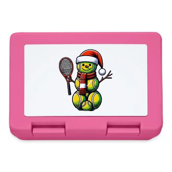 TEnnis Christmas Sports Santa Claus - Lunchbox - pink - Front