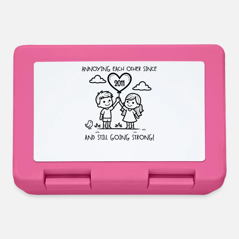 We've been annoying each other since 2011 Anniversary - Lunchbox - pink