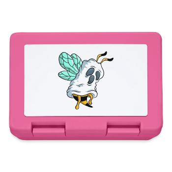 Ghost Bee Illustration - Lunchbox - pink - Front