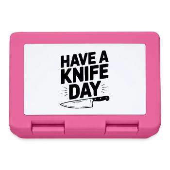 Have a Knife Day - Lunchbox - pink - Front