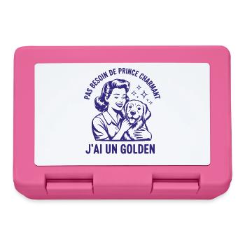 no need for prince charming i have a golden - Lunchbox - pink - Front