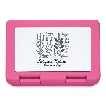 Botanical Tinctures – Lavendel & Salbei - Brotdose - Pink - Vorne