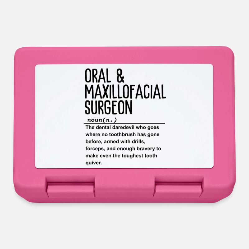 Chirurgien buccal et maxillo-facial - Boîte à goûter - rose