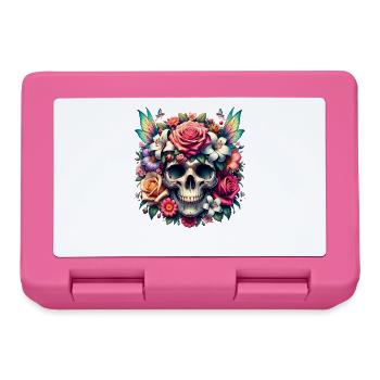 Flowers Skull Beauty Bloom - Lunchbox - pink - Front
