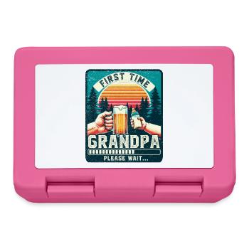 Le futur grand-père pour la première fois - Boîte à goûter - rose - Devant