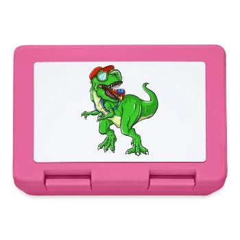 Roaring Back to School Dinosaur for Kids - Lunchbox - pink - Front