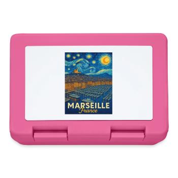 Marseille, France - Lunchbox - pink - Front