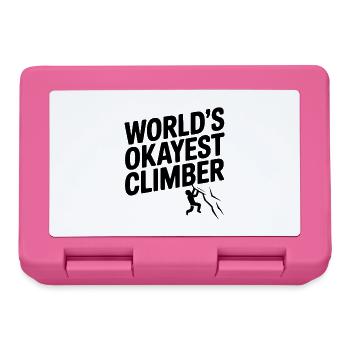 Der okayste Kletterer der Welt - Brotdose - Pink - Vorne