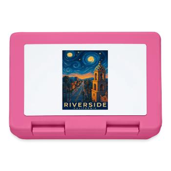 Riverside Kalifornien - Brotdose - Pink - Vorne