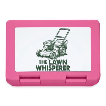 Le chuchoteur de pelouse - Boîte à goûter - rose - Devant