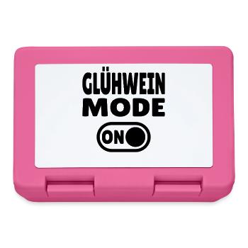Glühwein Mode ON - Lunchbox - pink - Front