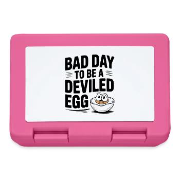 Mauvais jour pour être un œuf à la diable - Boîte à goûter - rose - Devant