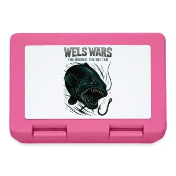 Wels Wars : plus c’est grand, mieux c’est - Boîte à goûter - rose - Devant