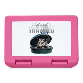 Funny Opossum - Lunchbox - pink - Front