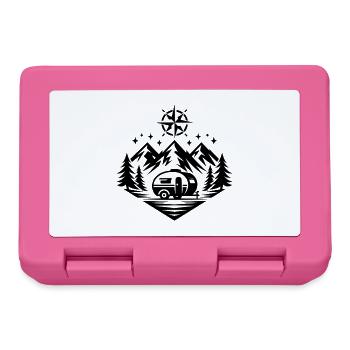 Camping - Lunchbox - pink - Front