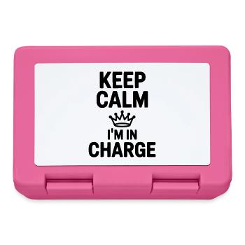 Keep Calm I’m in Charge - Lunchbox - pink - Front