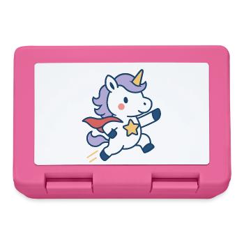 Super Licorne Riant, Héros du Quotidien - Boîte à goûter - rose - Devant