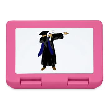 Dabbing Graduation Class 2026 Marineblaue Uniform - Brotdose - Pink - Vorne