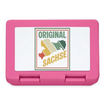 Original Saxony Map - Lunchbox - pink - Front