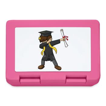 Dabbing Graduate Kids Abschlussklasse 2026 - Brotdose - Pink - Vorne