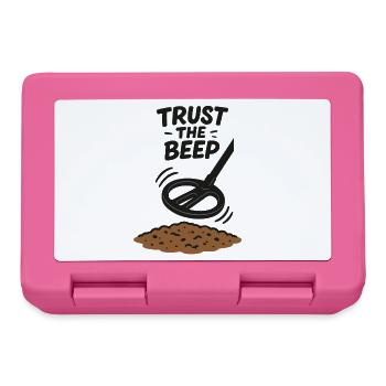 Trust The Beep Treasure Hunt Design - Lunchbox - pink - Front