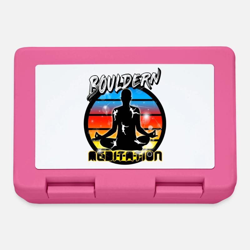 Bouldern und klettern - Brotdose - Pink