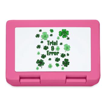 Trial & Error Clover (try vs. study) - Lunchbox - pink - Front
