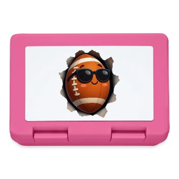 Football - Brotdose - Pink - Vorne