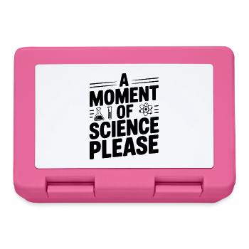A Moment of Science Please - Lunchbox - pink - Front