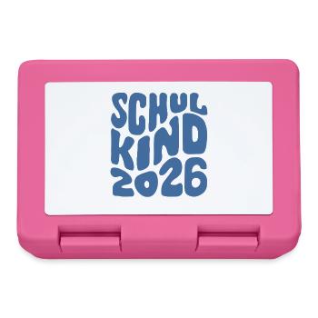 Schulkind 2026 - Einschulung - Erstklässler - Brotdose - Pink - Vorne