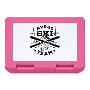 Après Équipe de ski, sports d’hiver, forfaits ski - Boîte à goûter - rose - Devant