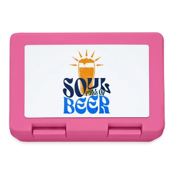 Soul Full Of Beer - Brotdose - Pink - Vorne